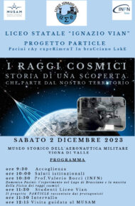 Locandina con il programma dell'evento