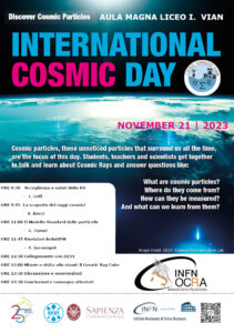 Locandina International Cosmic Day