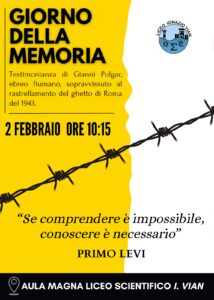 Locandina Giorno della Memoria